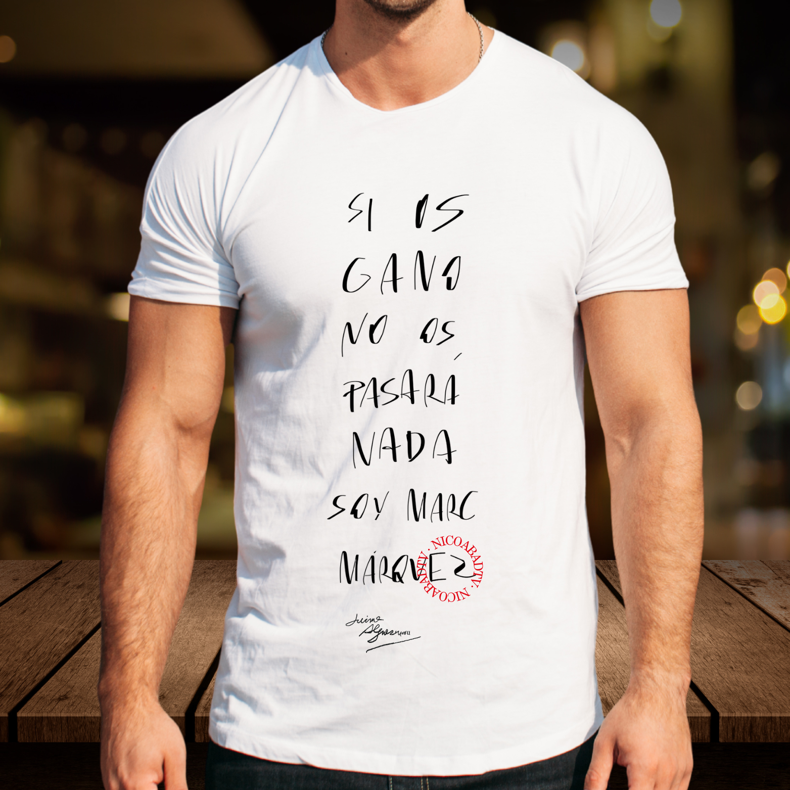 CAMISETA "SI OS GANO..."