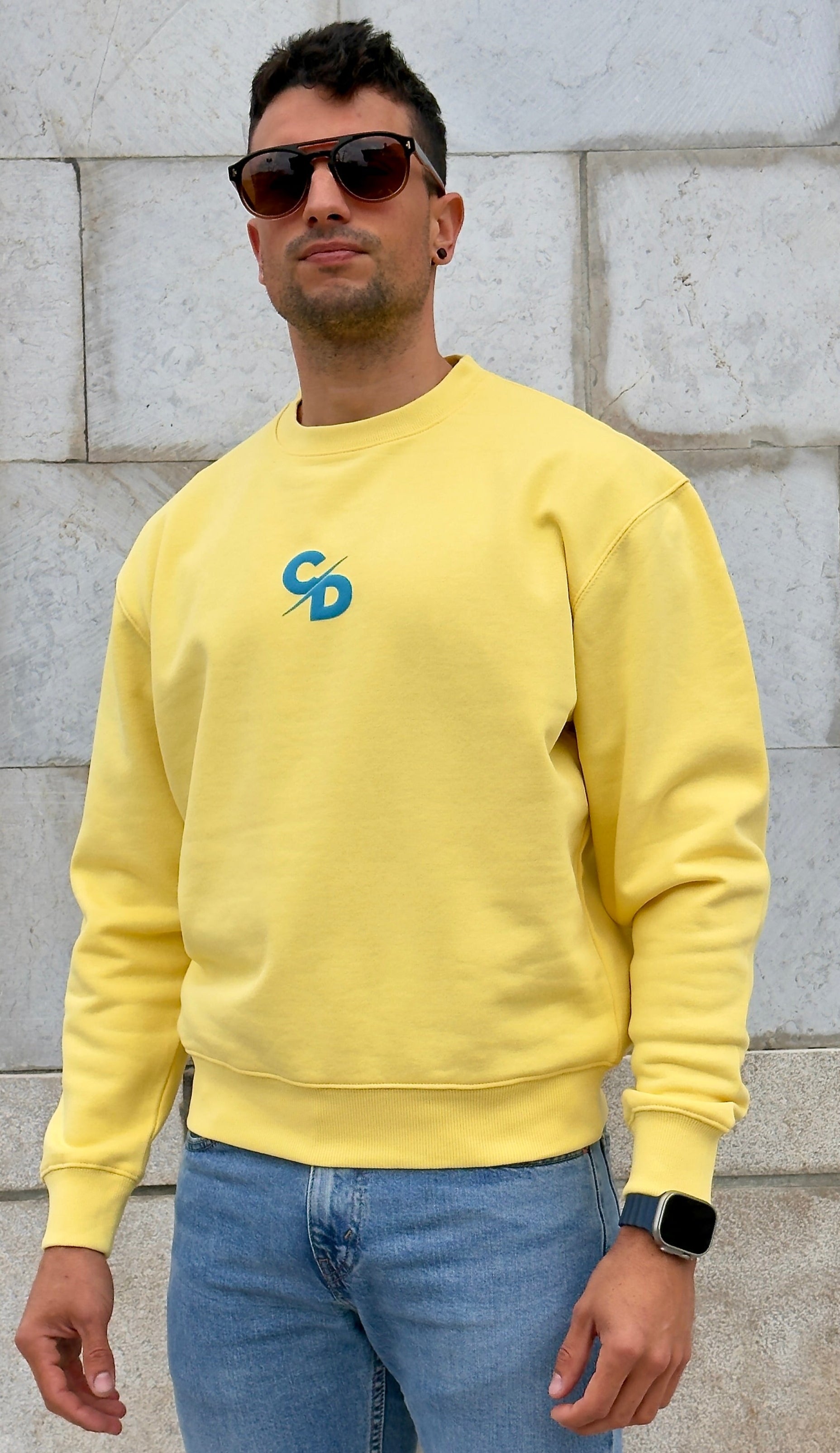 SUDADERA CD YELLOW
