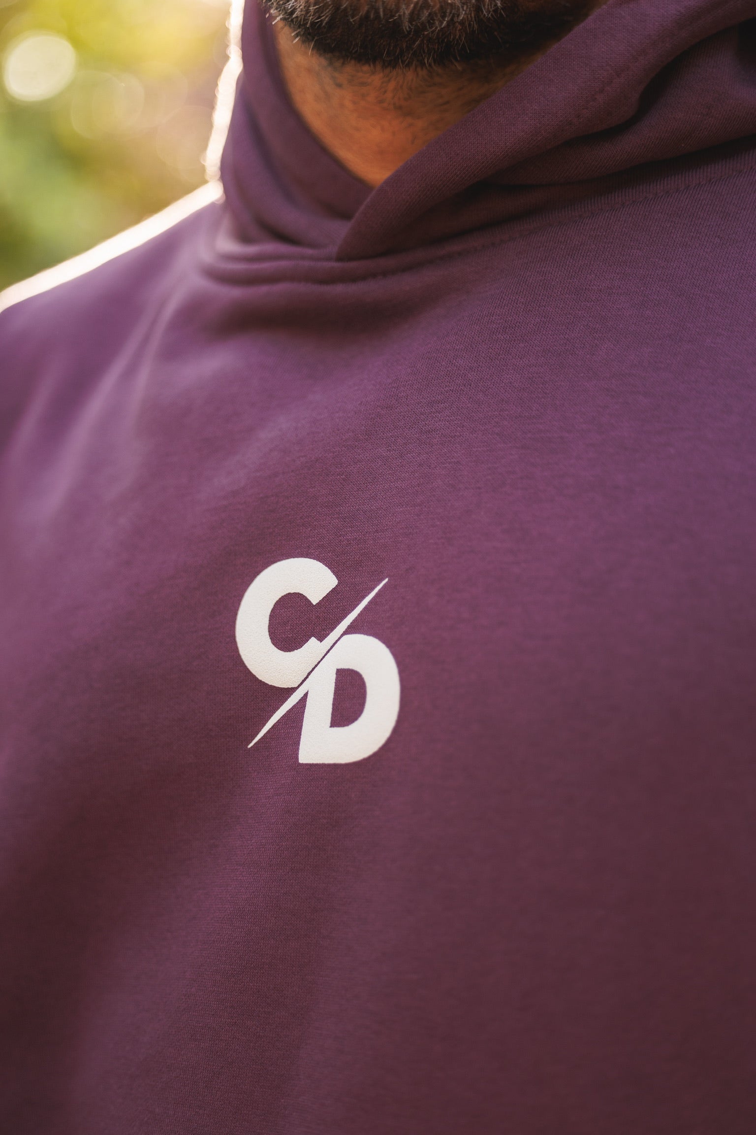 SUDADERA CD MORADA