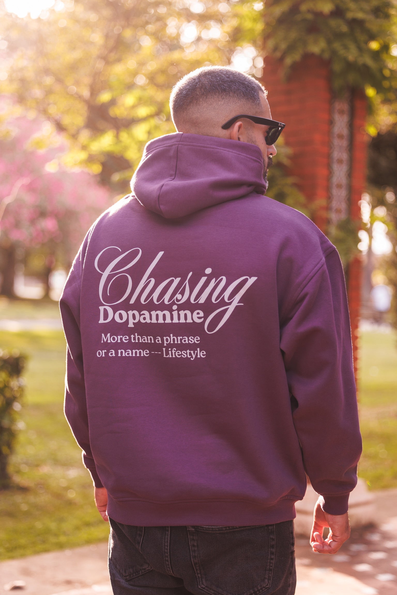 SUDADERA CD MORADA