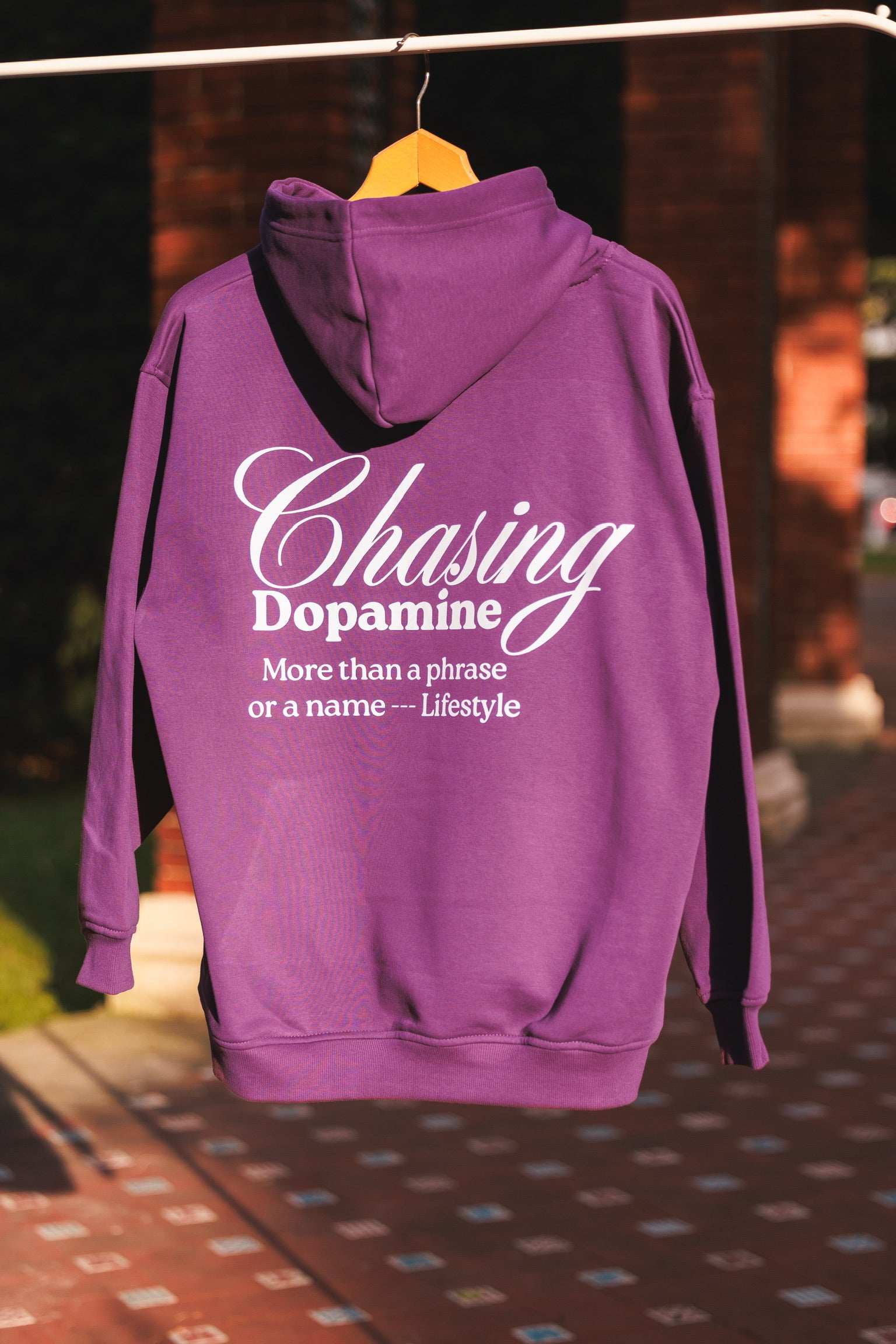 SUDADERA CD MORADA M