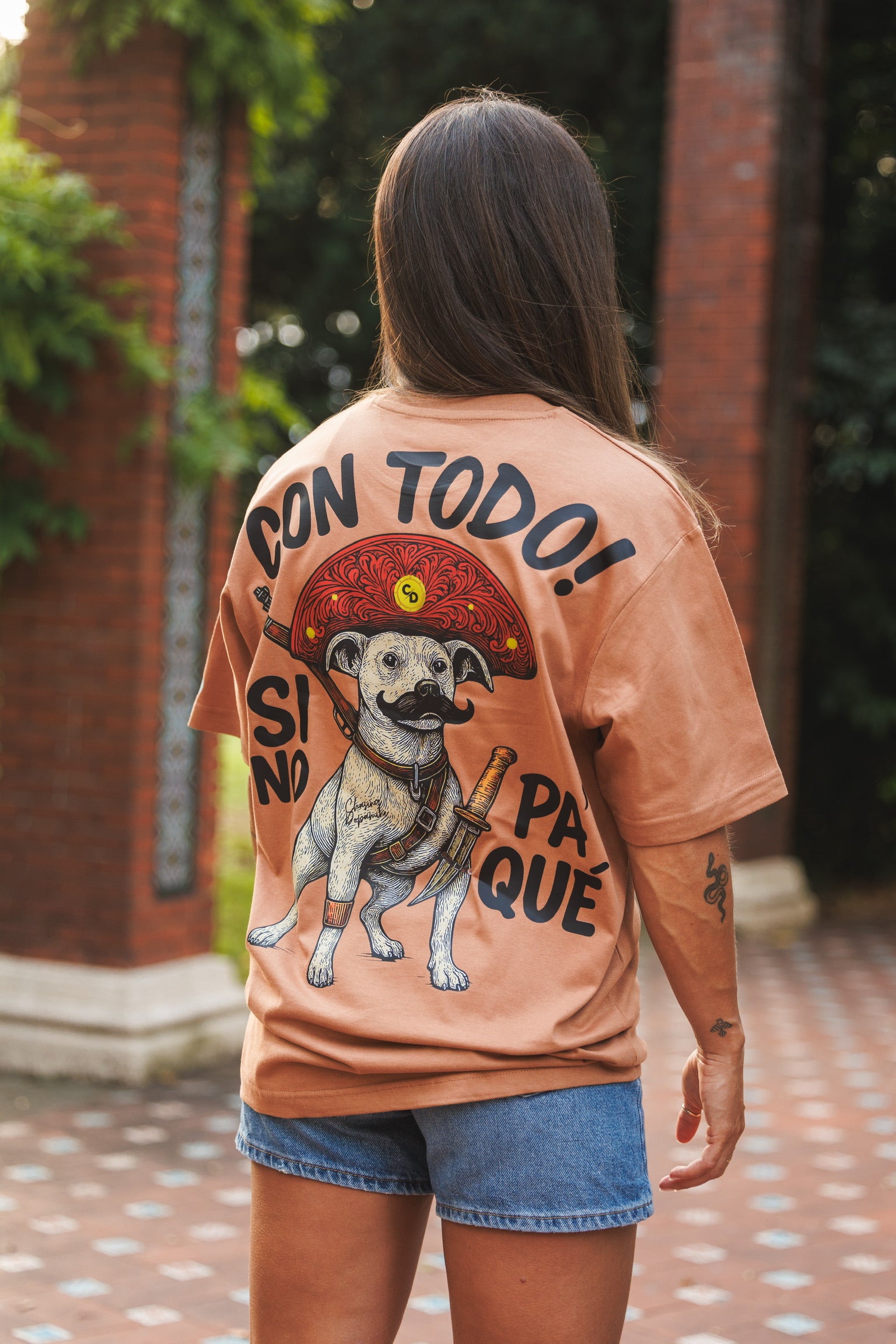 CAMISETA ´CON TODO SI NO PA QUE´