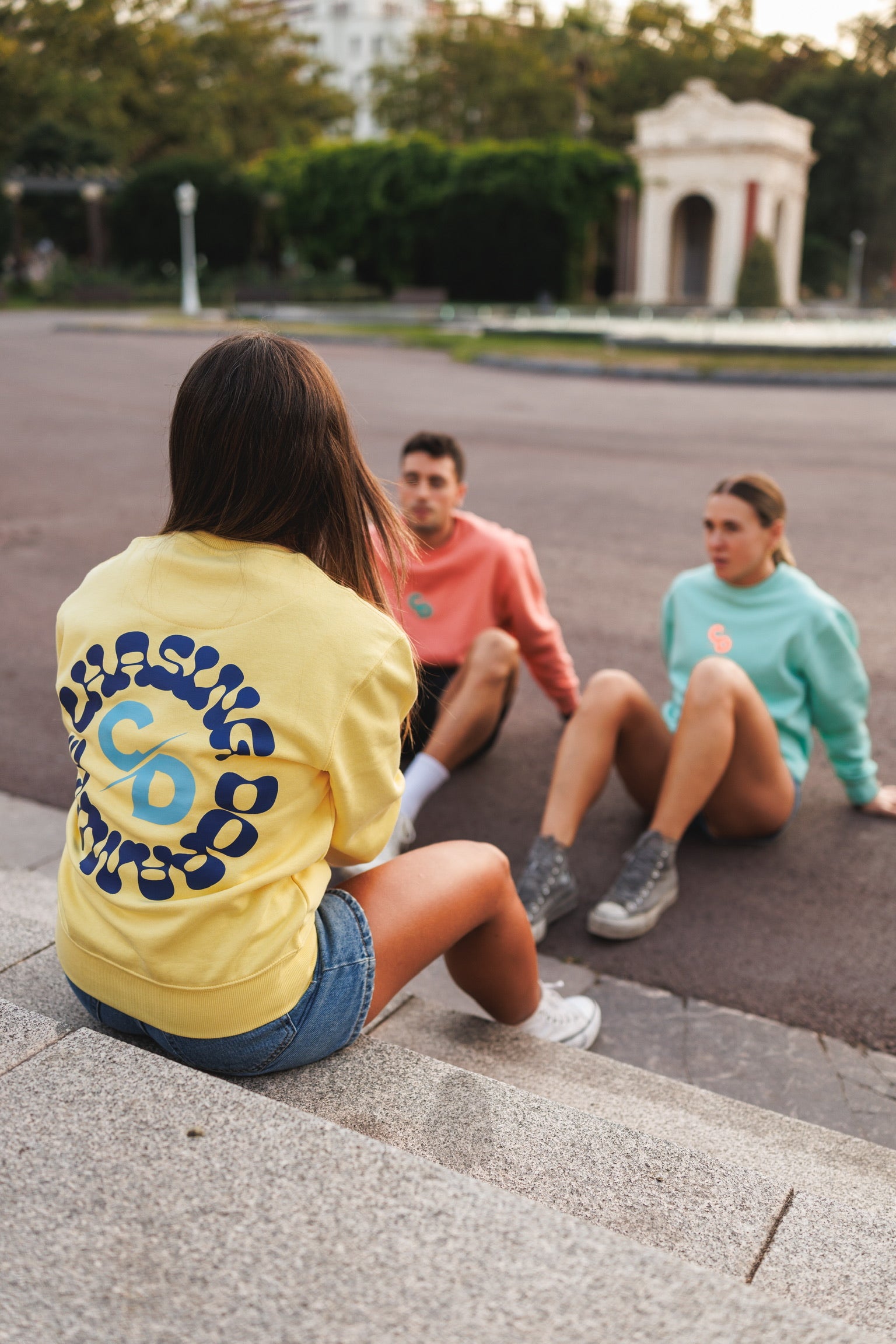 SUDADERA CD YELLOW