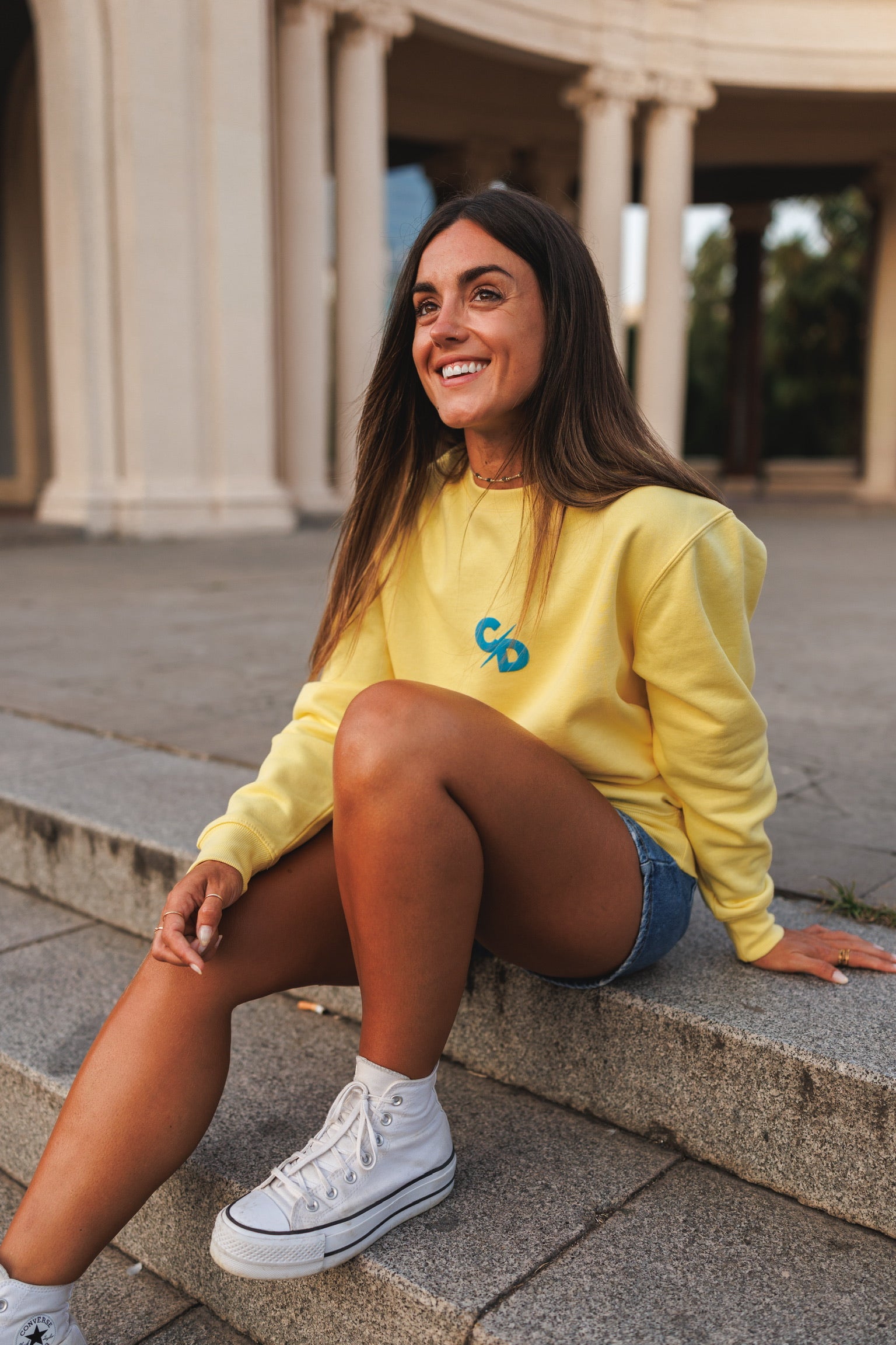 SUDADERA CD YELLOW