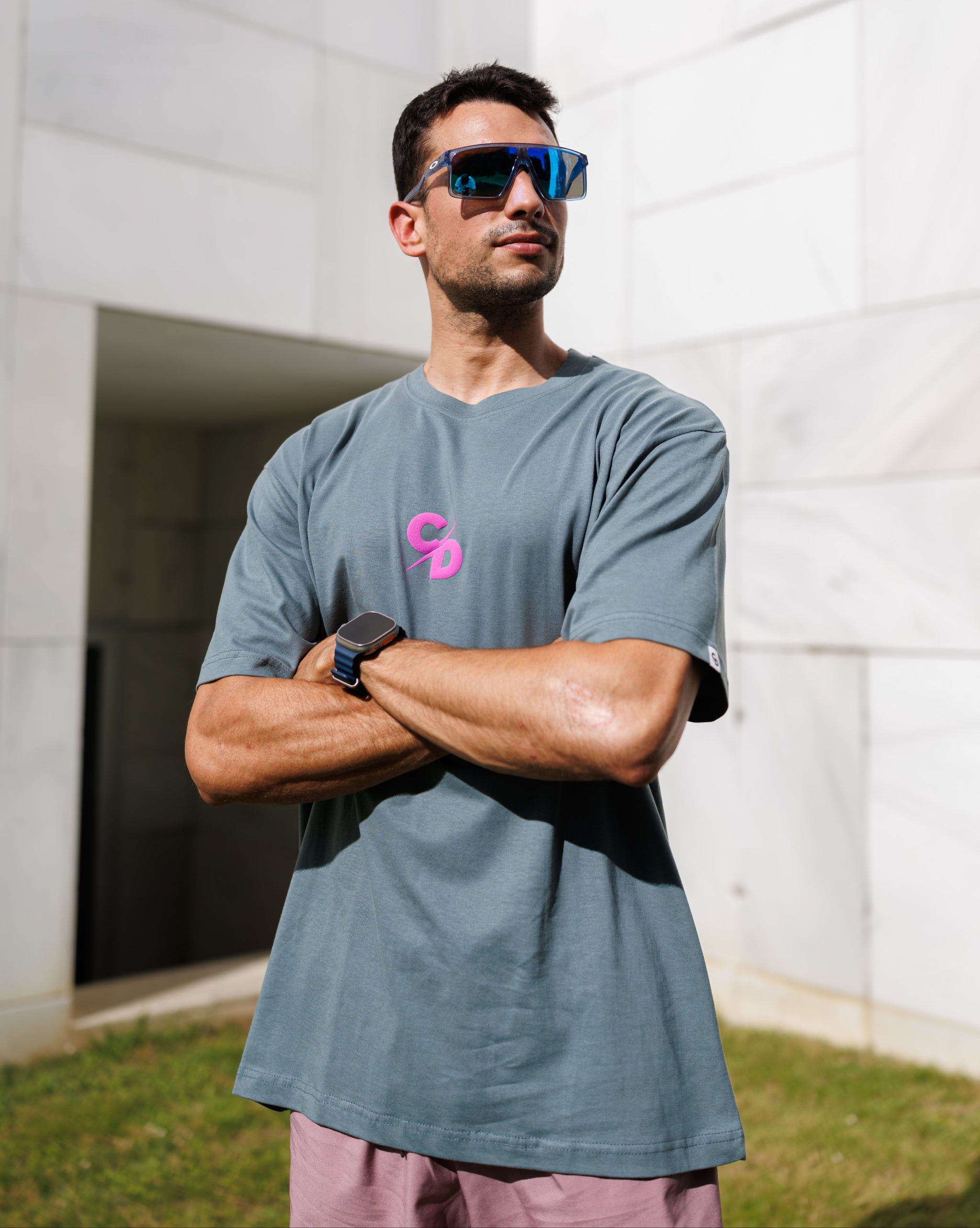 CAMISETA BASICA OVER CD MORADO