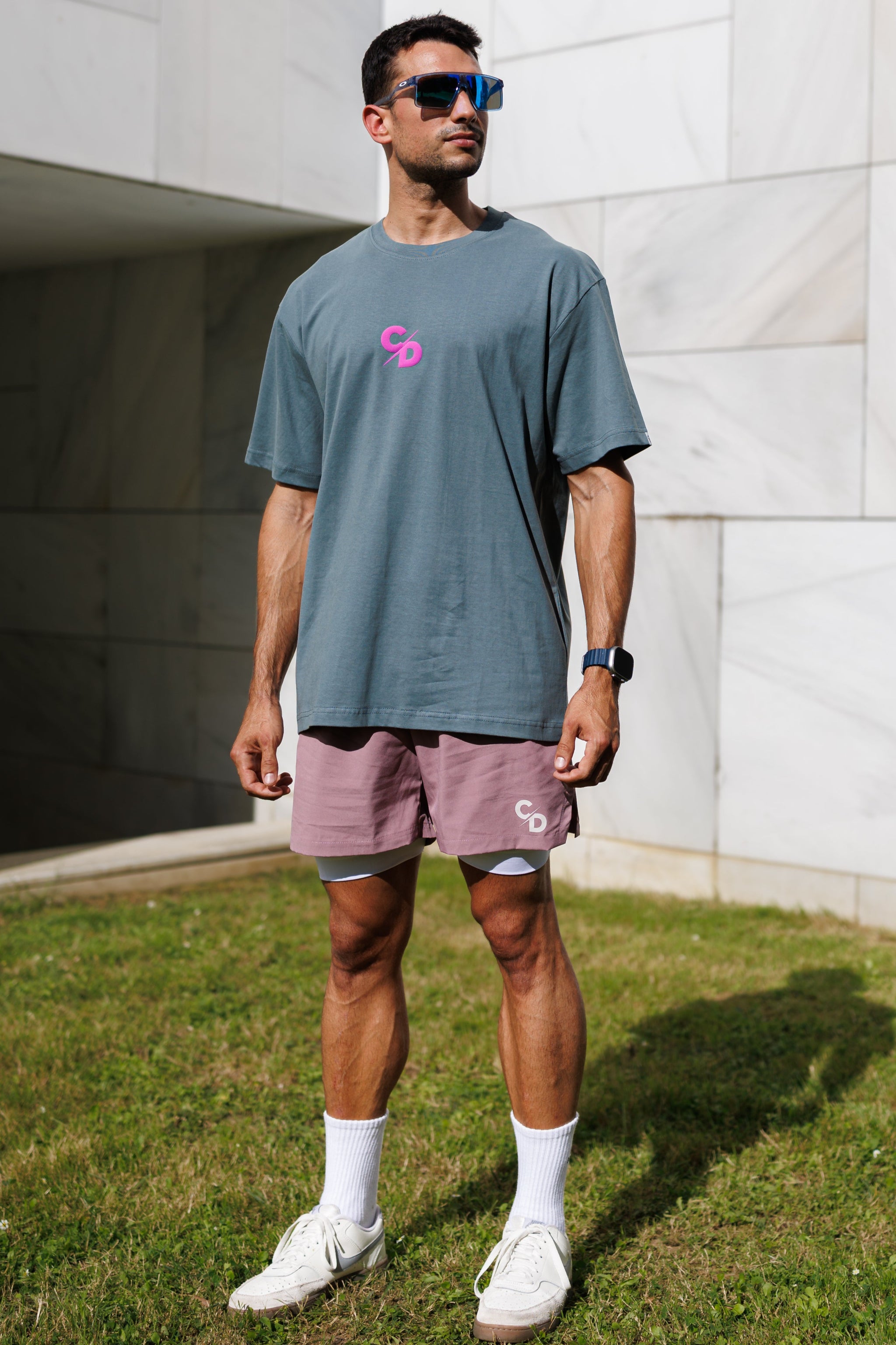 CAMISETA BASICA OVER CD MORADO