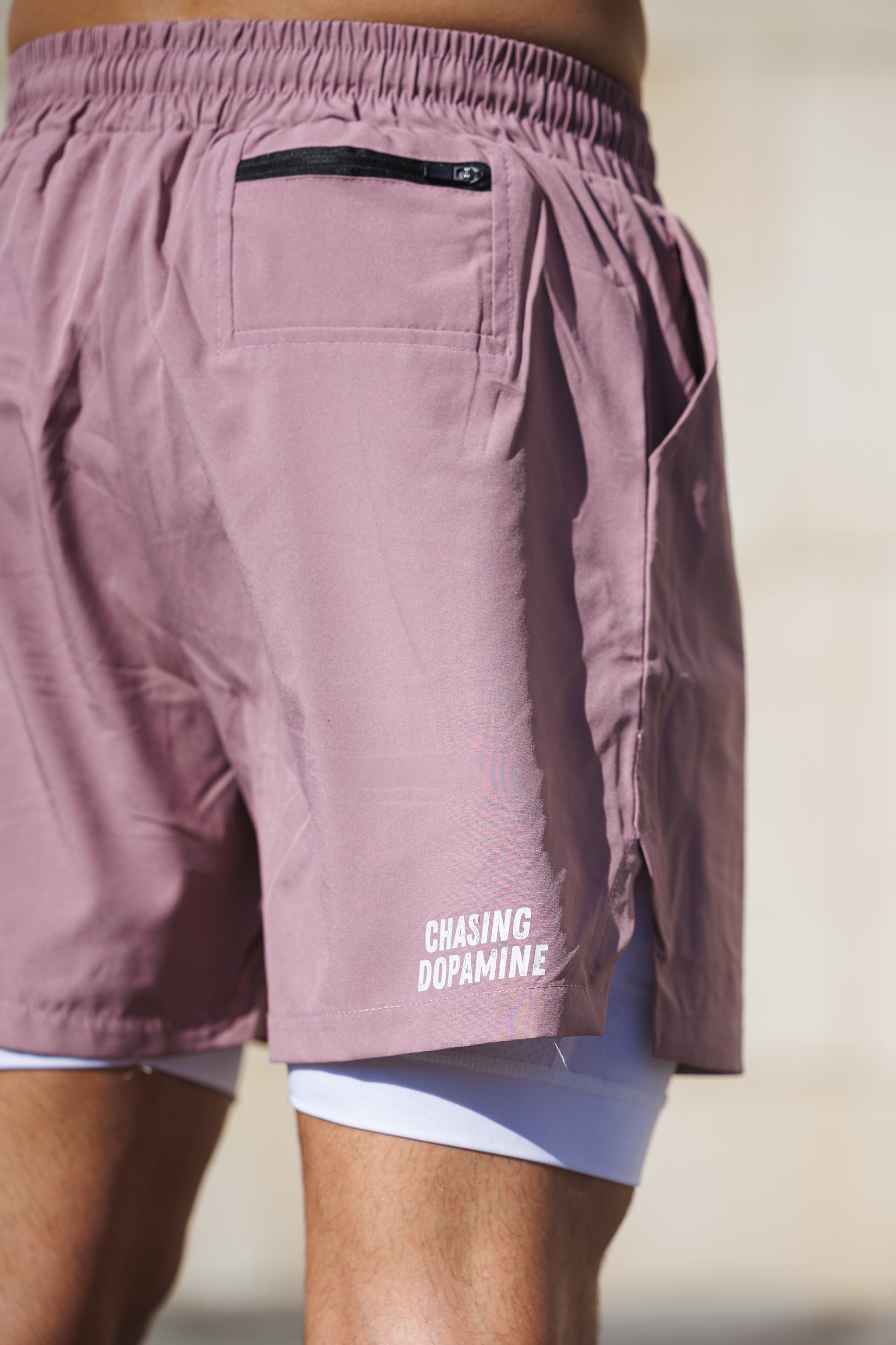HOMBRE- PANTALÓN ROSA CON MALLA