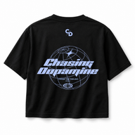 CAMISETA BLACK OVER BLUE