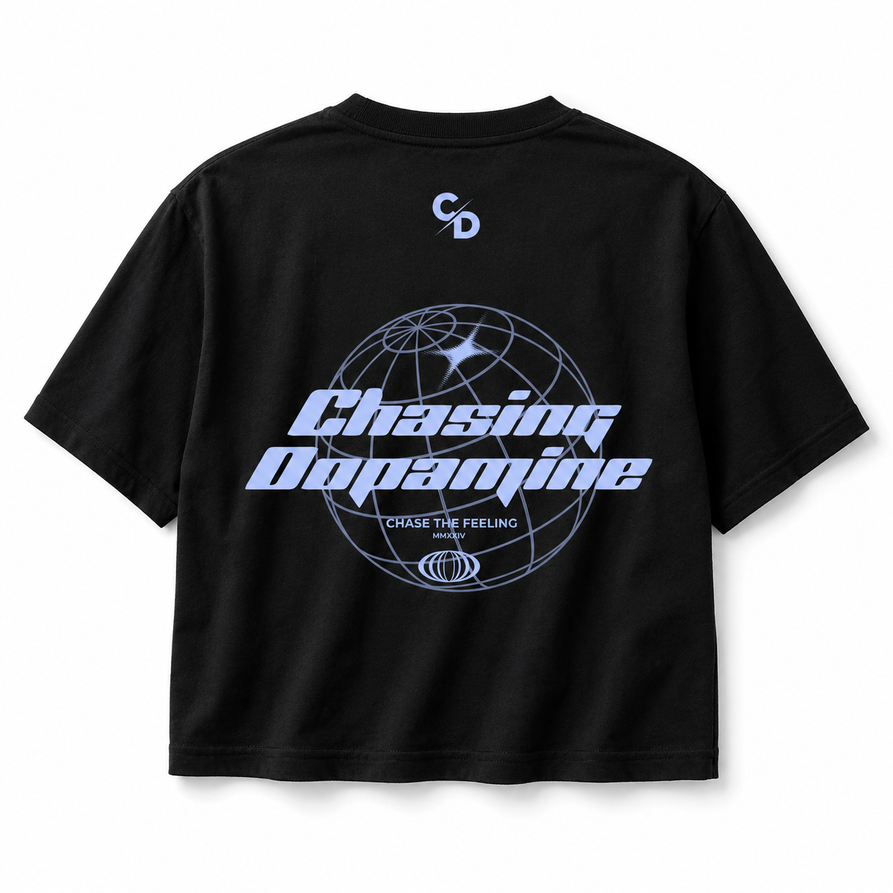 CAMISETA BLACK OVER BLUE
