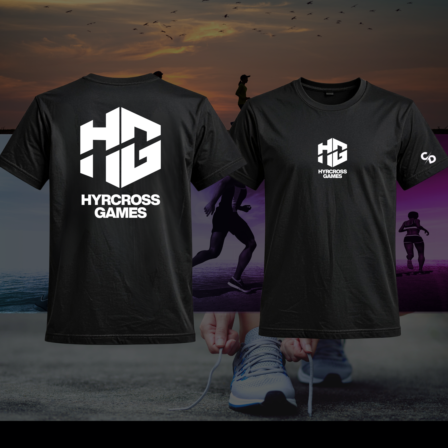 CAMISETA NEGRA HYRCROSS