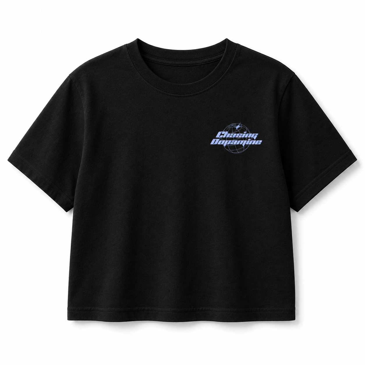 CAMISETA BLACK OVER BLUE
