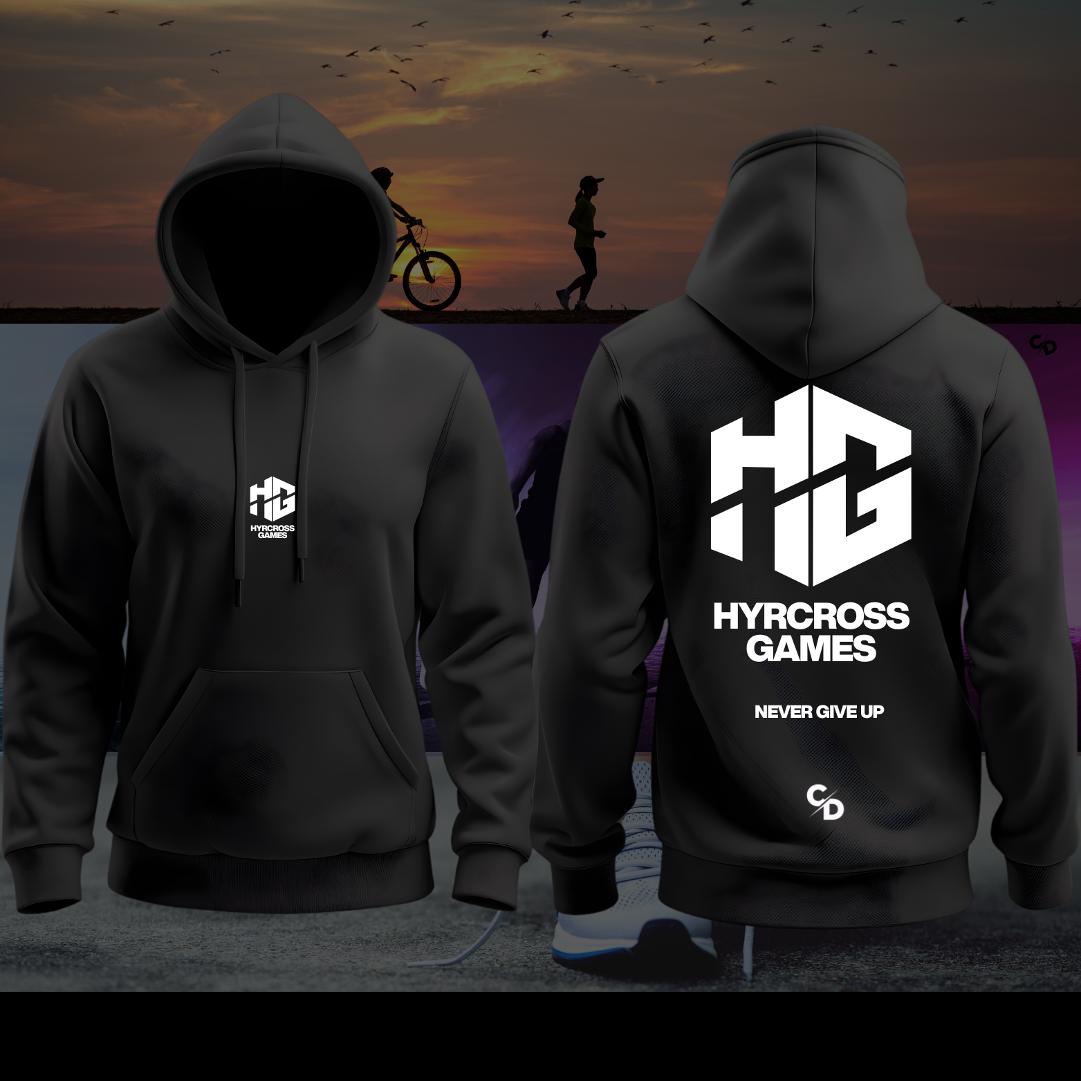 SUDADERA HYRCROSS NEGRA