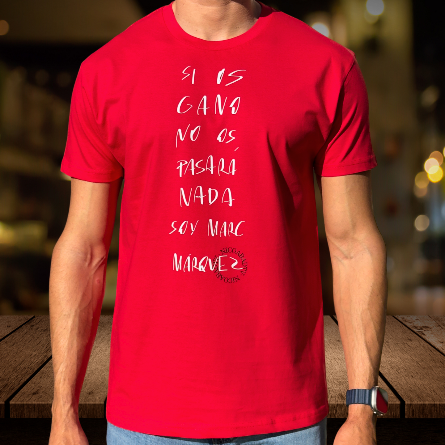 CAMISETA "SI OS GANO..."ROJA