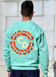 SUDADERA CD TURQUESA