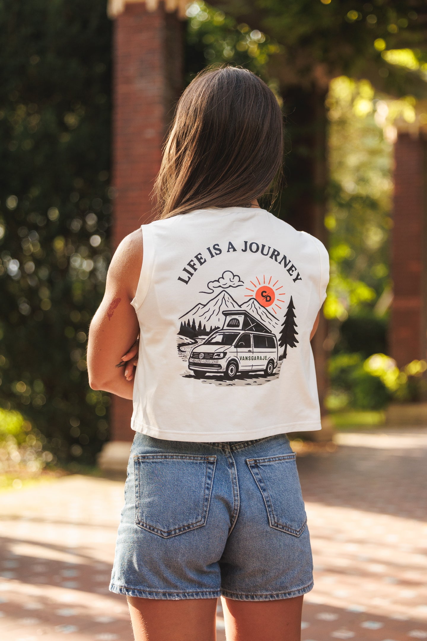 CROP TOP CD VANS GARAJE