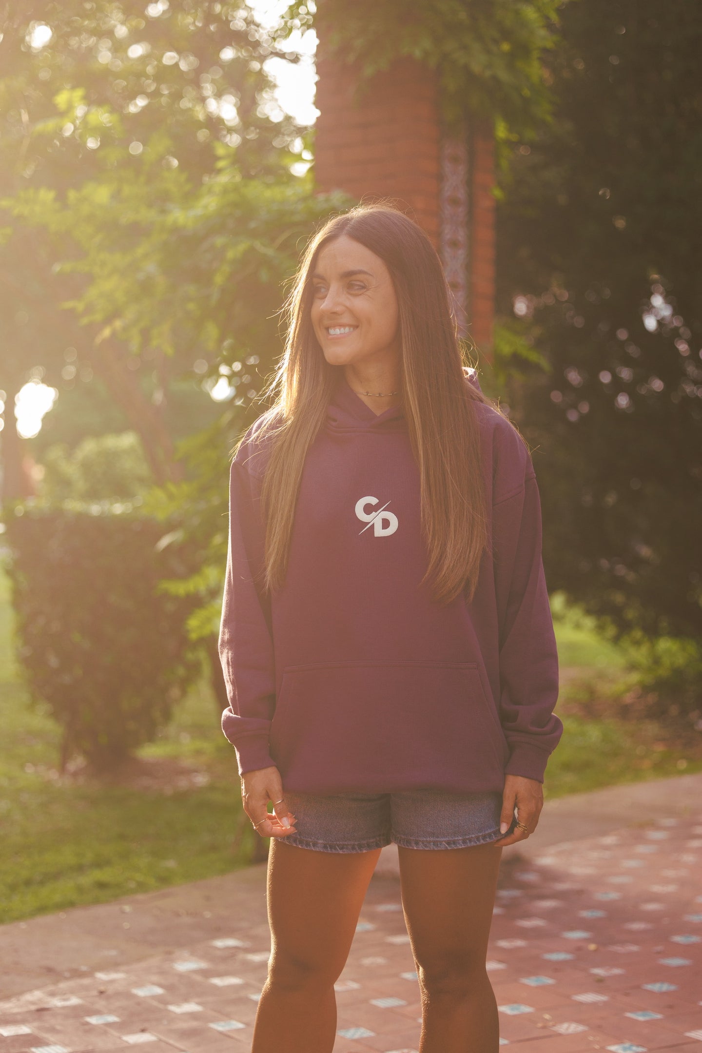 SUDADERA  CD MORADA M