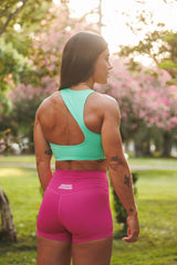 PANTALON CORTO 8cm ROSA