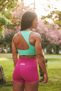 PANTALON CORTO 8cm ROSA