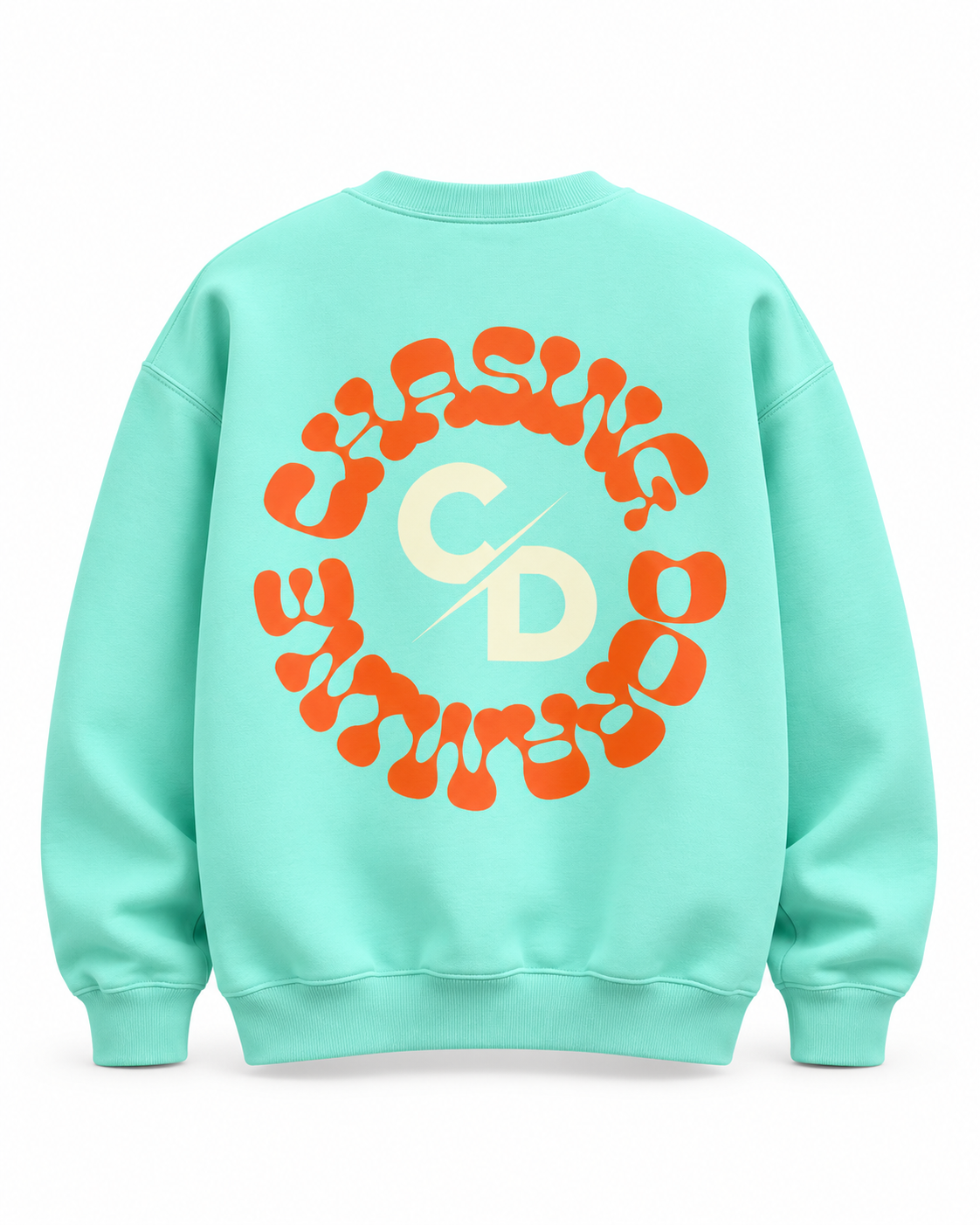 SUDADERA CD TURQUESA