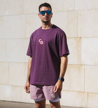 CAMISETA BASICA  OVER CD ROSA PALO
