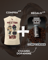 camiseta sin mangas cafe